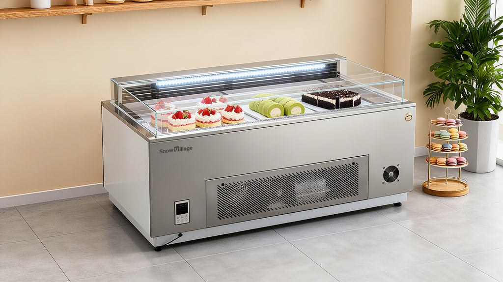 Cake Upright Showcase KDG-F Series - Open-Top (Straight)