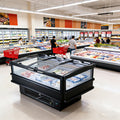 Island Freezer DG Ventilated Cooling Series - Three Sliding Doors