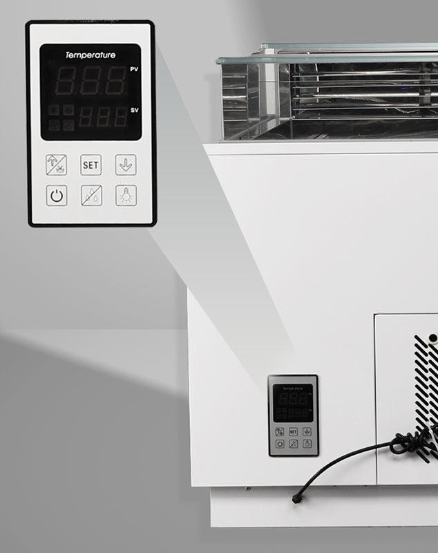 Cake Upright Showcase KDG-F Series - Open-Top (Straight)