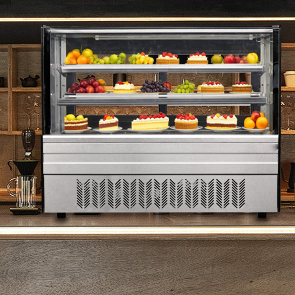 Cake Showcase DG-TZ Countertop Series - Straight (Two Shelves)