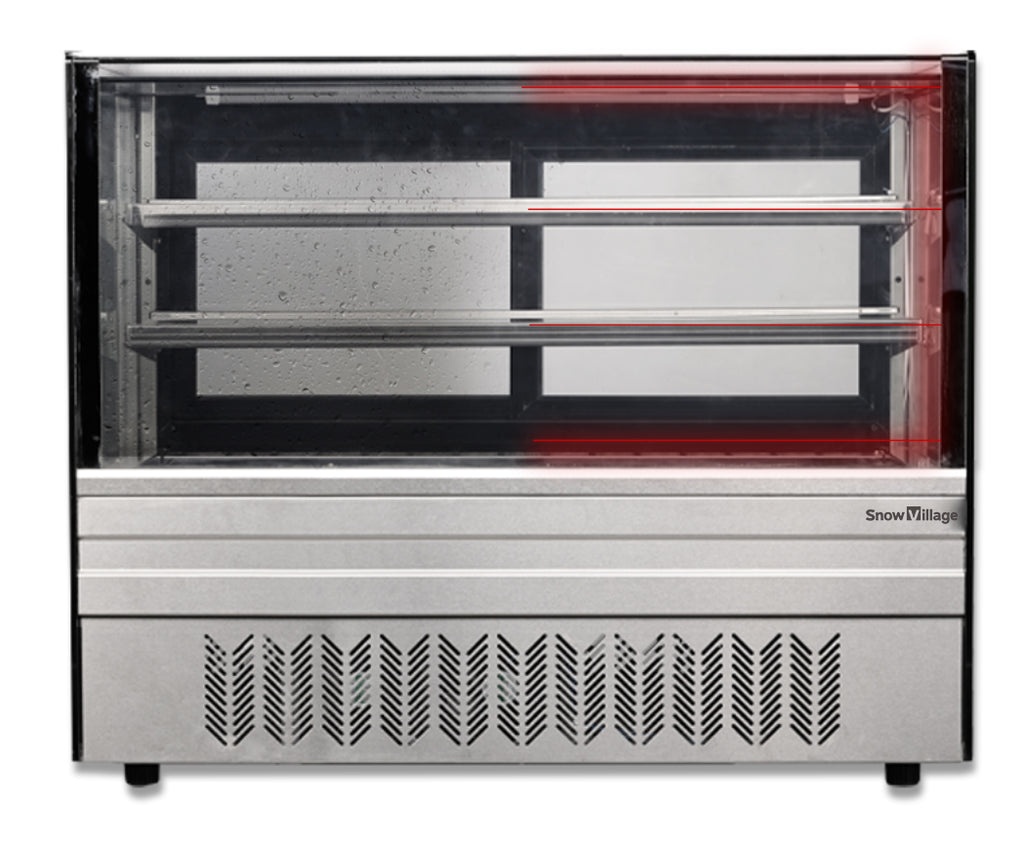 Cake Showcase DG-TZ Countertop Series - Straight (Two Shelves)