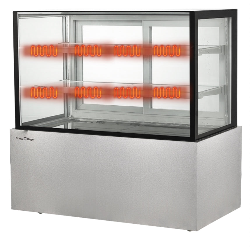 Cake Upright Showcase DG Series - Three Shelves (Straight)