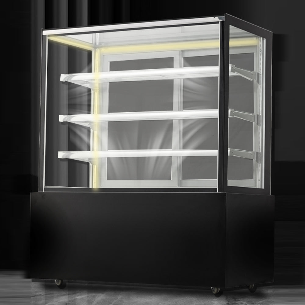 Cake Upright Showcase DG Series - Two Shelves (Straight)