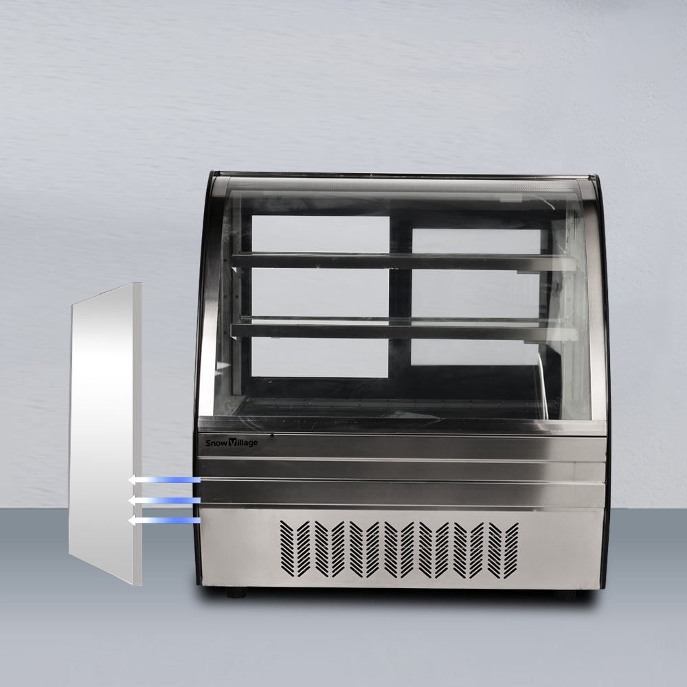 Cake Showcase DG-TY Countertop Series - Curved (Two Shelves)