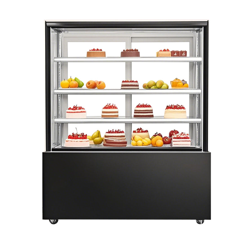 Cake Upright Showcase DG Series - Two Shelves (Straight)