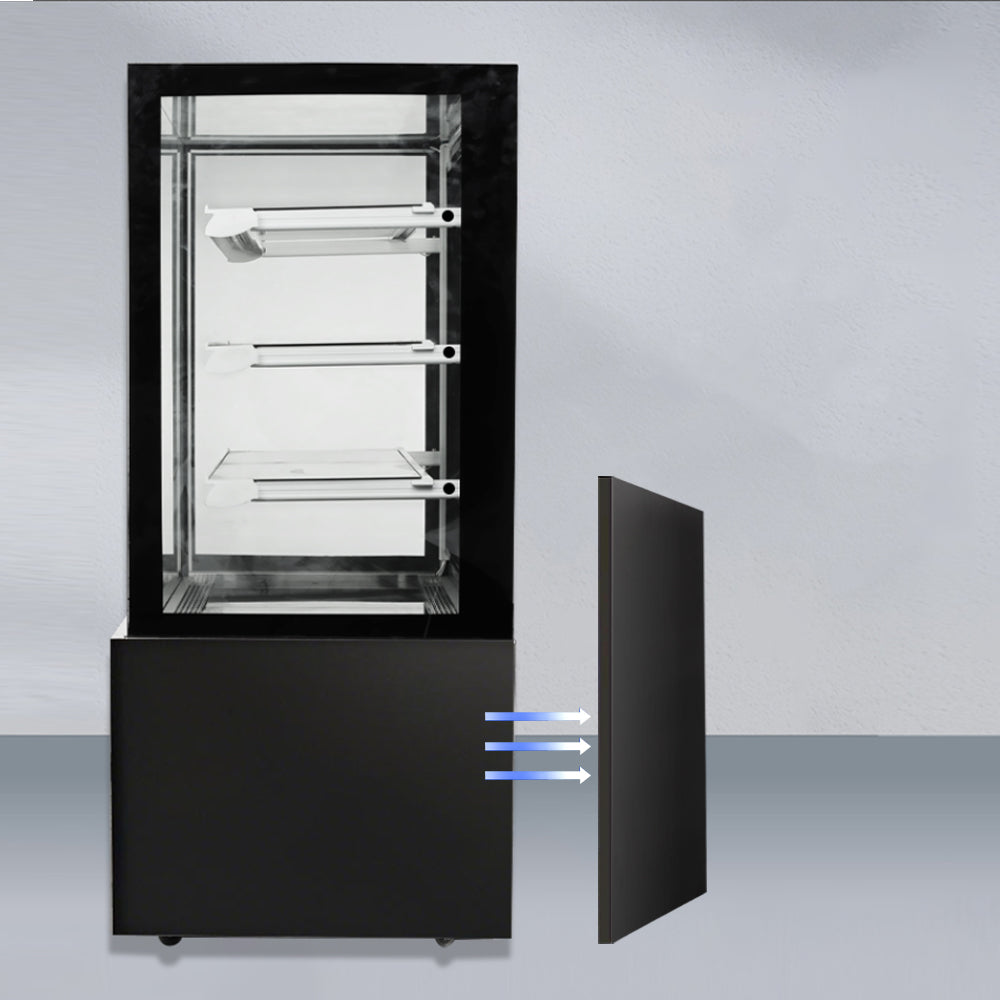 Cake Upright Showcase DG Series - Two Shelves (Straight)