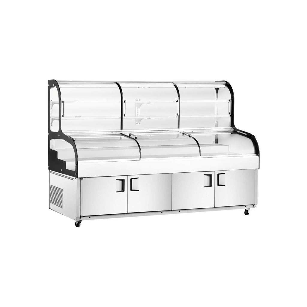 Ice Display Table BT-D-T6X/S Series - Type D (6-Step)