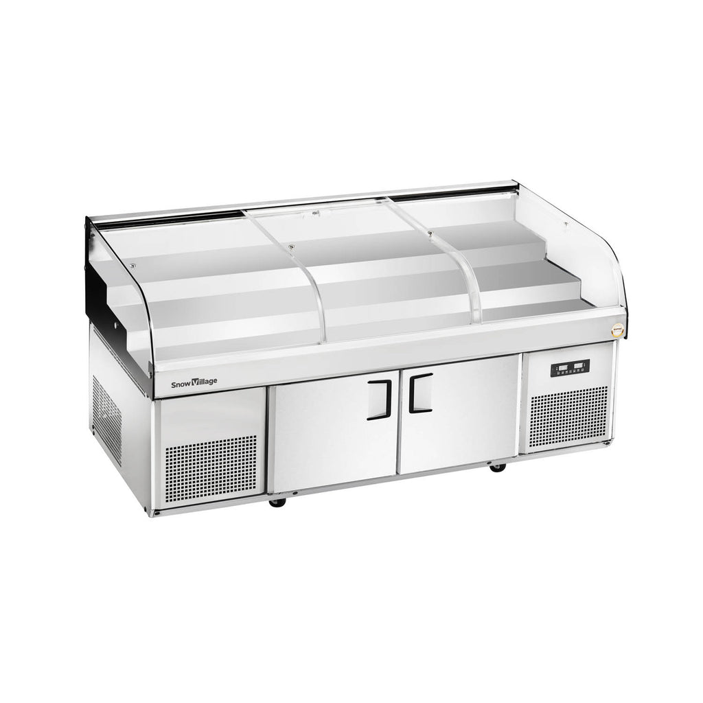 Ice Display Table BT-B Series - Type B (Curved Glass)