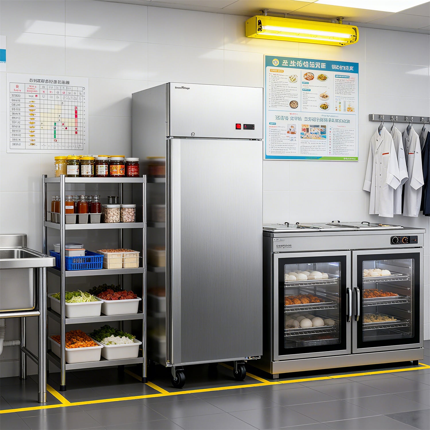 Kitchen Refrigerator GNR/GNF European Ventilated Cooling Series - 1/2/3 Doors