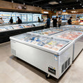 Island Freezer SD/SC Static Cooling Series - Three Sliding Doors (Straight)