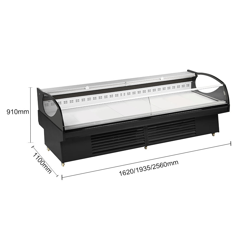 Horizontal Open-Top XC-ZXR Supermarket Refrigerator Ventilated Cooling Series - Type A/B