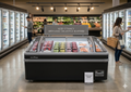 Island Freezer SD/SC Static Cooling Series - Two Sliding Doors (End Cap)