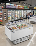 Island Freezer SD/SC Standard Static Cooling Series - Two Sliding Doors (Straight)