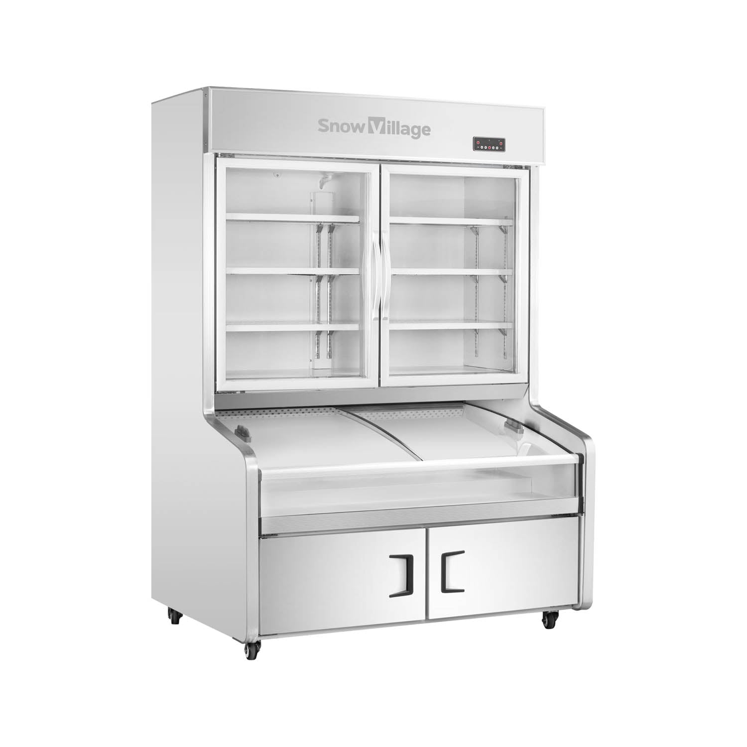 Combination Freezer HY-FKT Ventilated Cooling Triple Temperature Series - 2/3 Doors
