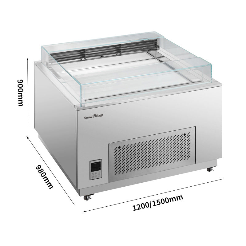 Cake Upright Showcase KDG-F Series - Open-Top (Straight)