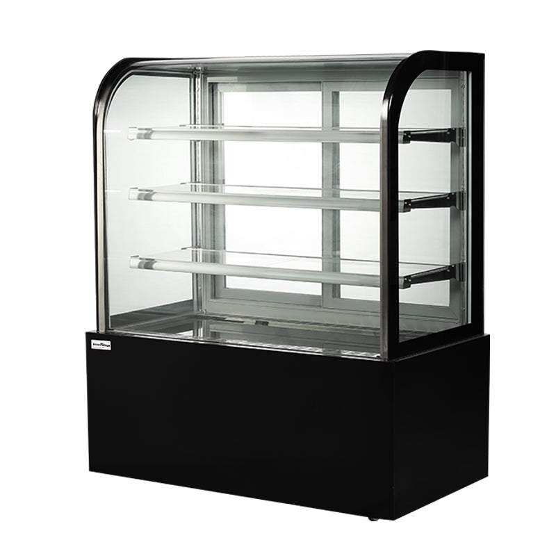 Cake Upright Showcase DG Series - Three Shelves (Curved)