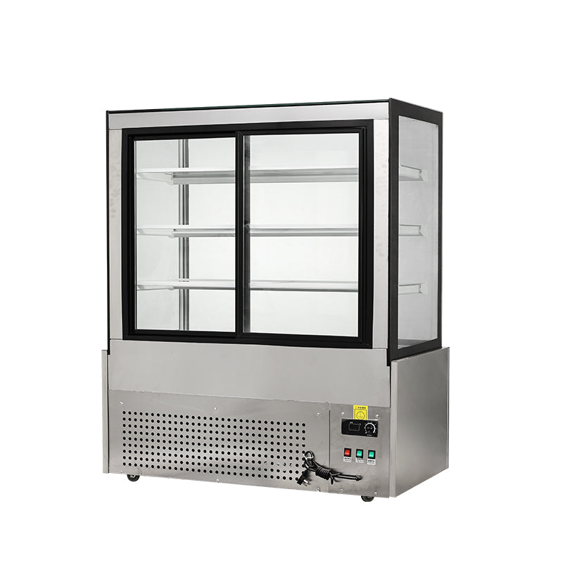 Cake Upright Showcase DG Series - Two Shelves (Straight)