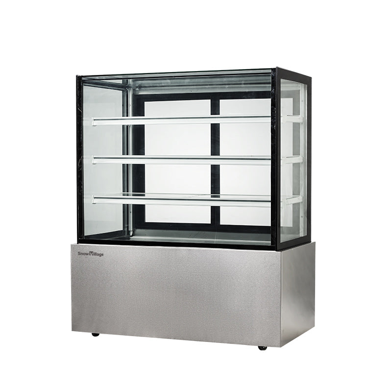 Cake Upright Showcase DG Series - Two Shelves (Straight)