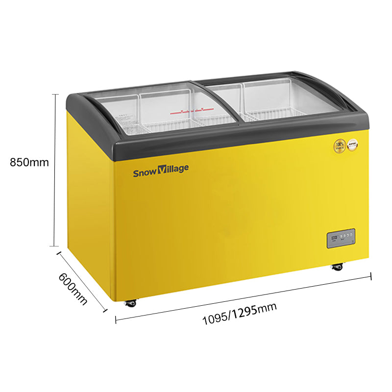 Chest Freezer SD/SC Series - Ice Cream Freezer (Yellow)