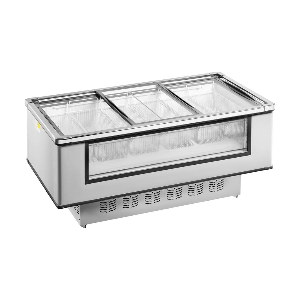 Island Freezer SD/SC Static Cooling Series - Three Sliding Doors (Flat)