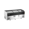 Ice Display Table SS-FZ Flat/Tri-Steps Dual Temperature Series - 3 Sliding Doors