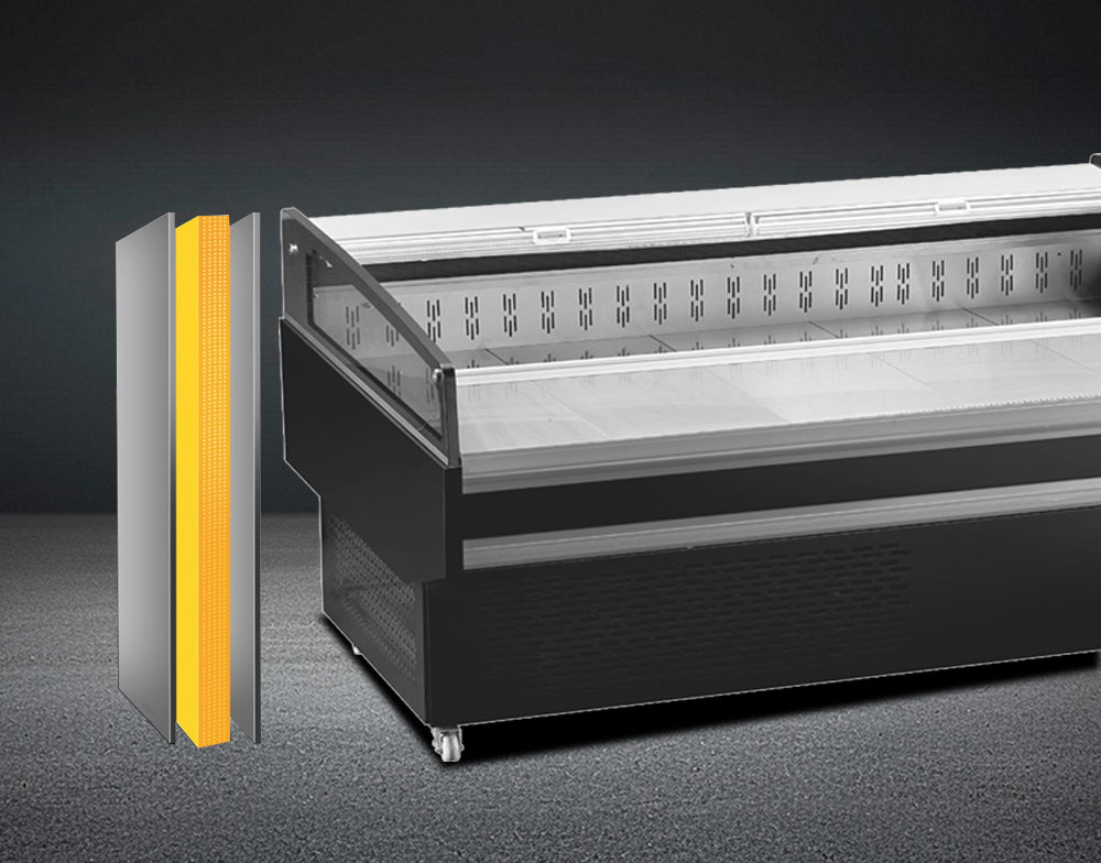 Horizontal Open-Top XC-ZXR Standard Refrigerator Ventilated Cooling Series - Plug-In/Remote