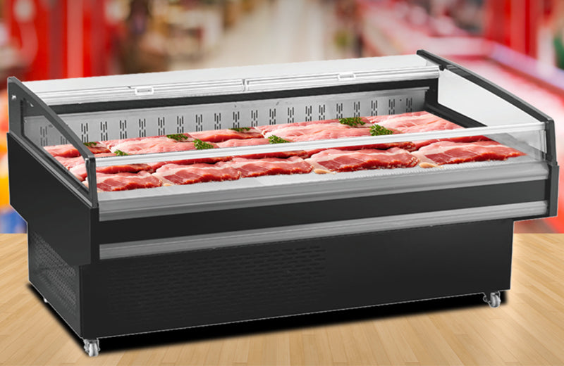 Horizontal Open-Top XC-ZXR Standard Refrigerator Ventilated Cooling Series - Plug-In/Remote