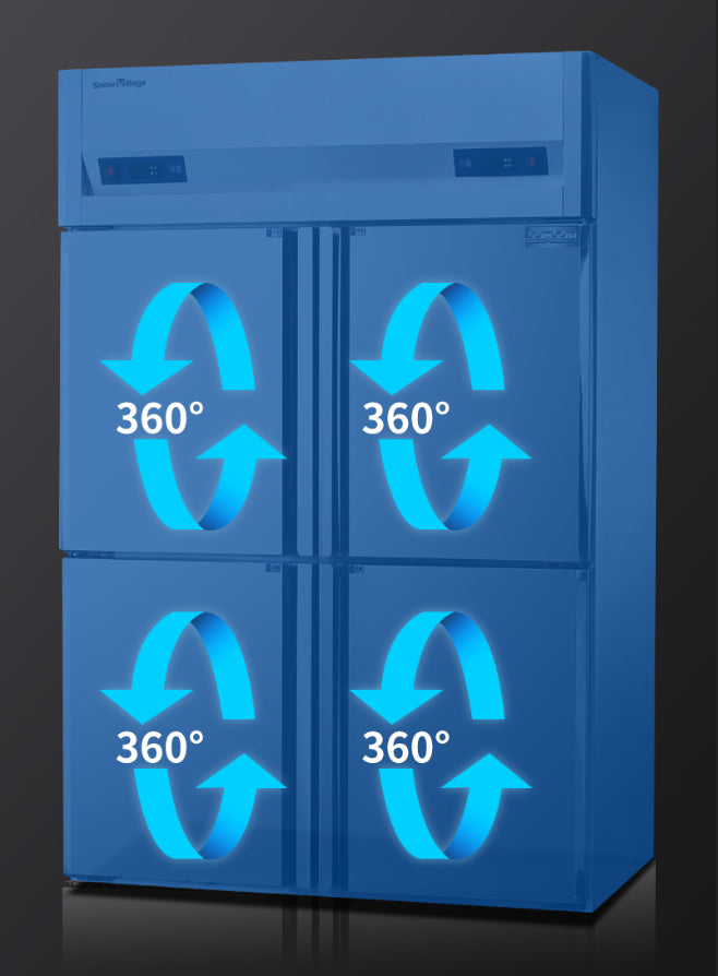 Kitchen Refrigerator CFD/CFS Premium Ventilated Cooling Series - 2/4/6 Doors