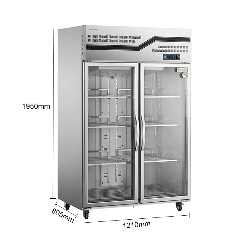 Kitchen Refrigerator CFR Ventilated Cooling Series - 2/3 Glass Doors