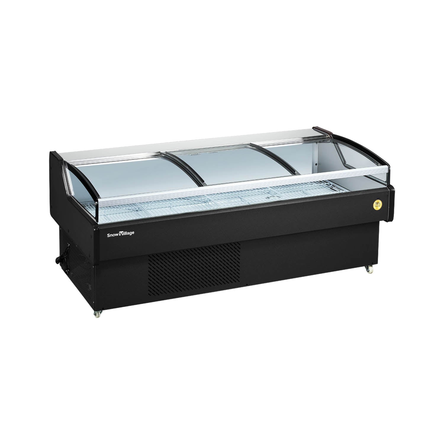 Horizontal Open-Top XC-XR Refrigerator Static Cooling Series - Flat Type (3 Sliding Doors)